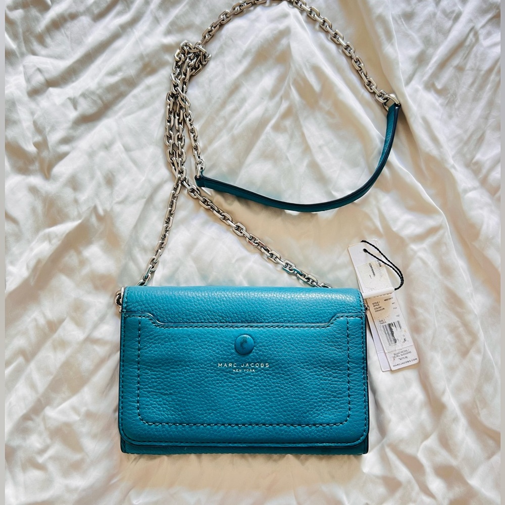 🎁 Marc Jacobs Empire City Leather Wallet Crossb